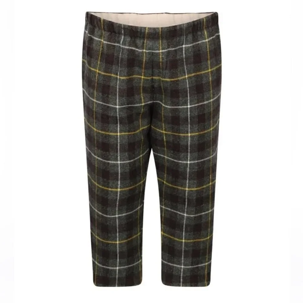 Bonpoint Dandy Green Plaid Pants, New NWT, Checkered, 18 mo